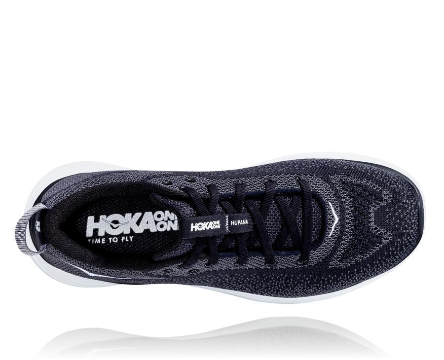 Zapatillas Running Hoka One One Mujer - Hupana Flow - Negras/Blancas - KUA532064